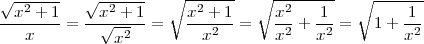 √ -2----   √ -2----  ∘ --2----  ∘ --2-----   ∘ -------
--x--+-1=  --x√-+-1-=    x-+-1-=    x-+  1--=   1+  1--
   x          x2         x2        x2   x2         x2   